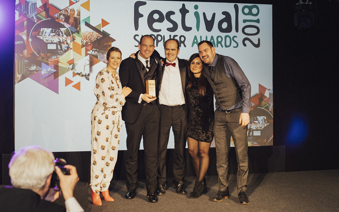 Qdos win ‘Best Supplier’ at Festival Supplier Awards 2018