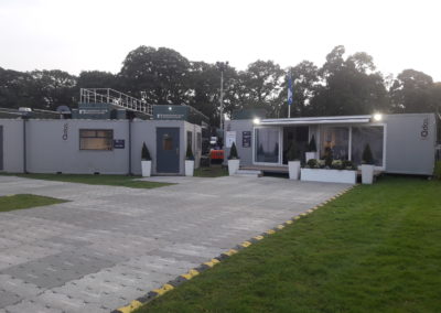 Organiser and broadcast offices at Golf Championship