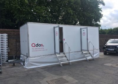 Post toilet trailer for any event