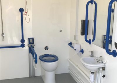 Disabled portable showers