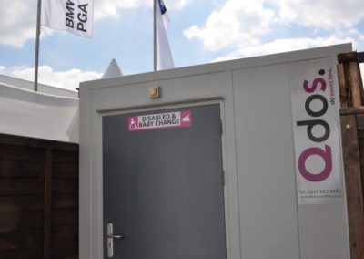 disabled toilets and baby changing facilities for events
