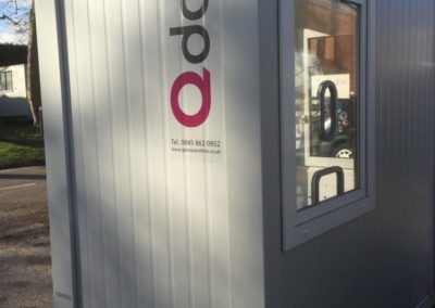 Security Booth with window