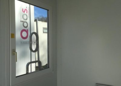internal view of security hut