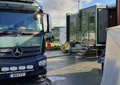 Portable toilets at Goodwood SpeedWeek