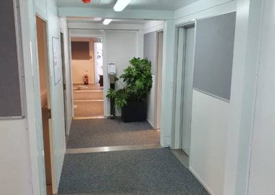 connecting cabins for larger spaces