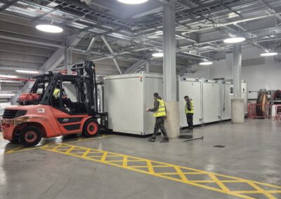 With the client seeking a single-order solution, our team also procured and installed a comprehensive range of supporting infrastructure and internal fit-out items, including: Hard PVC walling for screening and branding Heras fencing Benches for the changing rooms, including integrated shoe racks Treatment tables Internal and external floor coverings Lockers Miscellaneous furniture and ancillary equipment Alongside managing the installation of all modular buildings and equipment, our engineers carried out all plumbing requirements, including a fresh water supply and waste provision for the duration of the hire. A standby engineer also remained on site throughout the event to provide technical support and ensure everything went smoothly. The project wasn’t without its challenges given the location where the units needed to be sited. Within the outdoor broadcast area within the stadium, there were some logistical hurdles to overcome with bollards and low level lighting fixtures factored in. Delivered within a tight installation window, the project enabled Brentford FC to successfully host an international competition environment with the addition of welfare and performance facilities for the footballers, support teams and officials.