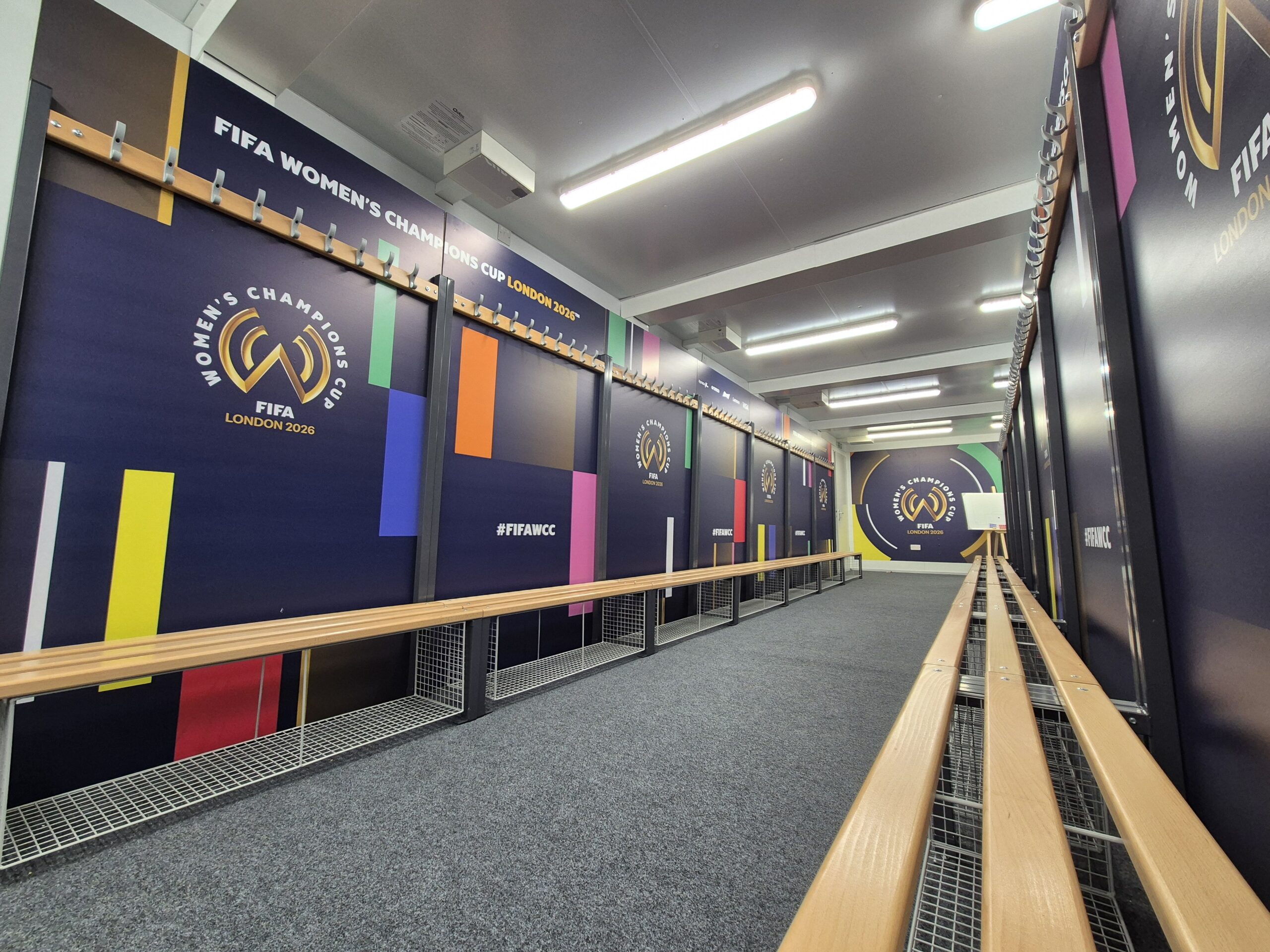 FIFA Women's Championship Cup changing rooms