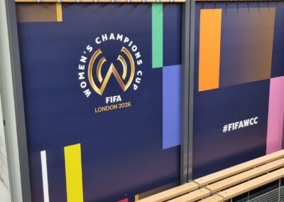 temporary football changing rooms